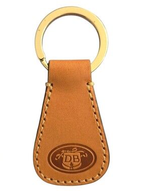 Dooney & Bourke Leather Keyfob with Gold Ring